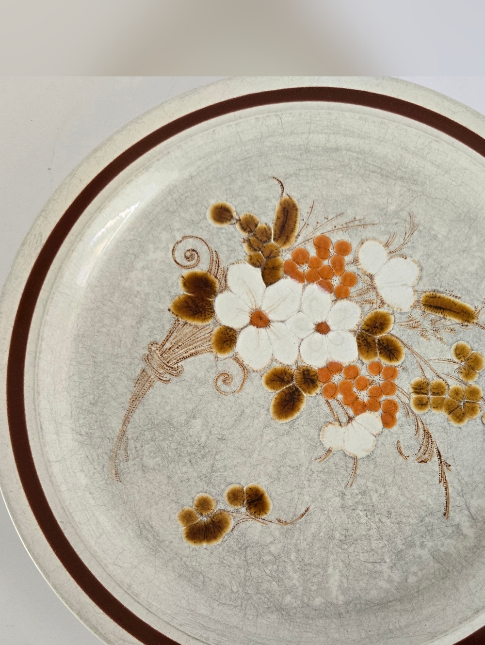 Four Seasons Plate Japan Vtg